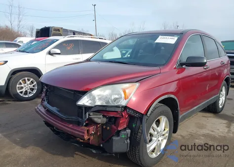 2010 Honda Cr-V Ex z USA, uszkodzony, nr VIN 5J6RE4H51AL080323